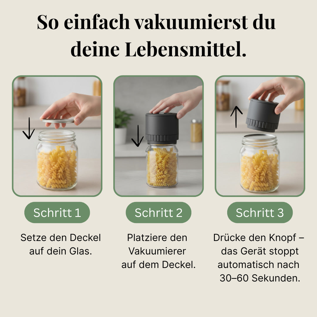 Yuvara Lebensmittel Vakuumierer